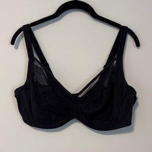 Understance Salma FlexWire Full Coverage Lace Bra - Black 42DDD 42F NWT